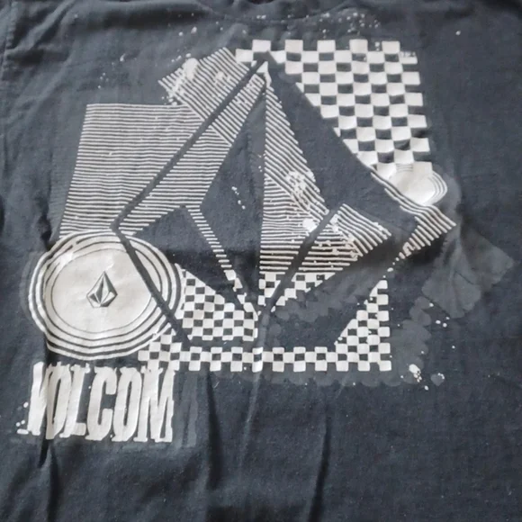 Volcom black graphic men t-shirt size L - Picture 3 of 6